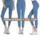 Women Elastic Simple Pencil Pants tights skinny Jeans